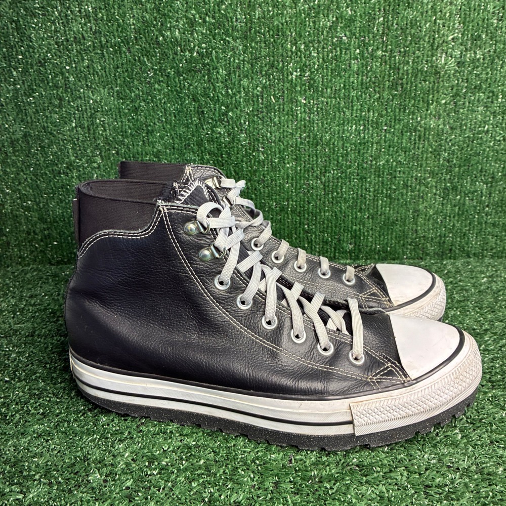 Converse Chuck Taylor All Star City Trek Waterproof Boot Black Men 10.5 Women 12